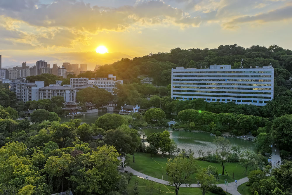 2024年7月17日，福州市鼓樓區(qū)黎明湖生態(tài)濕地公園。